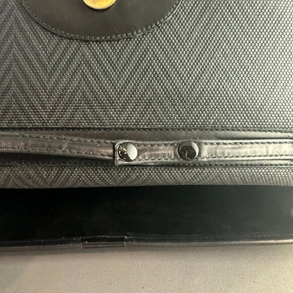 👜 Mark Cross Black Herringbone Crossbody Bag - Picture 11 of 13